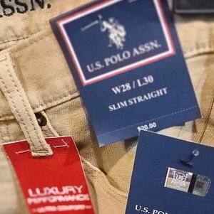 U.S. Polo Assn. Beige Casual Pants